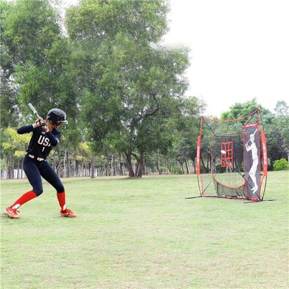 Baseball Softball Batter Dummy with Adjustable Strike Zone Attachment - Picture 7 of 7